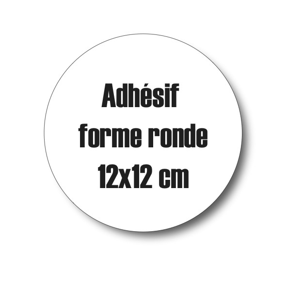 Adhésif à la forme ronde 12cm