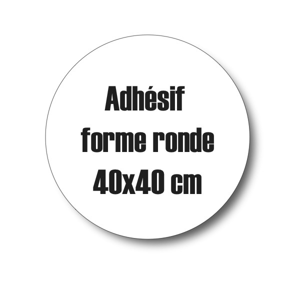 Adhésif à la forme ronde 40cm