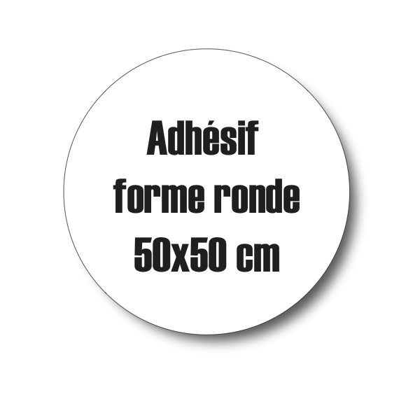 Adhésif à la forme ronde 50cm