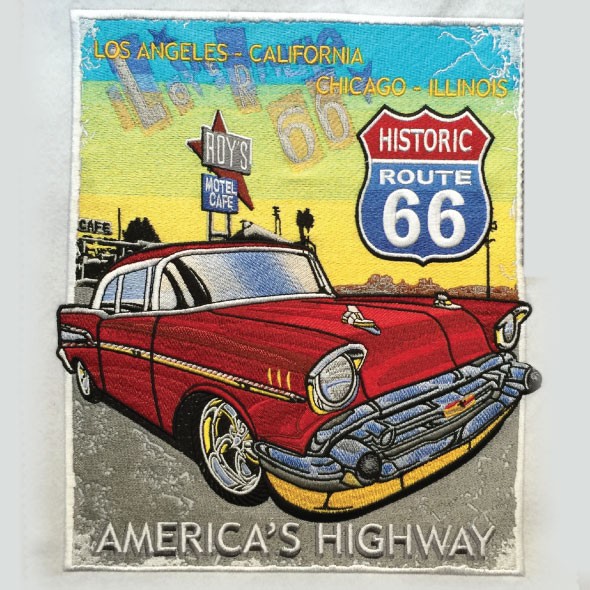 Ecusson brodé carré ou rectangle 10cm