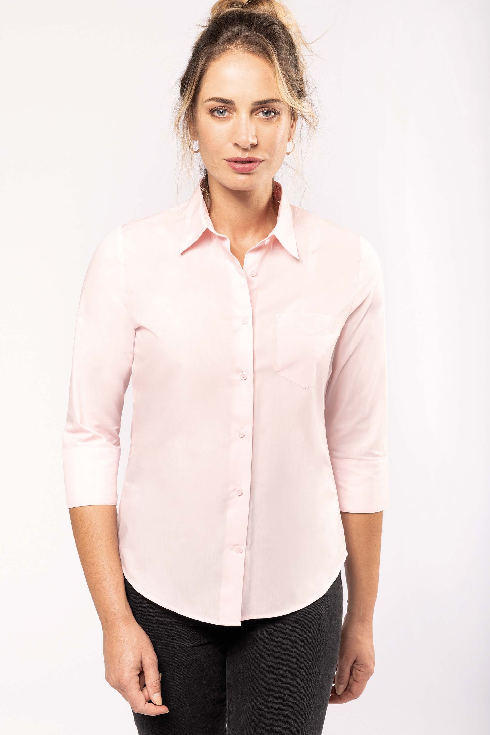 Chemise manches 3/4 femme