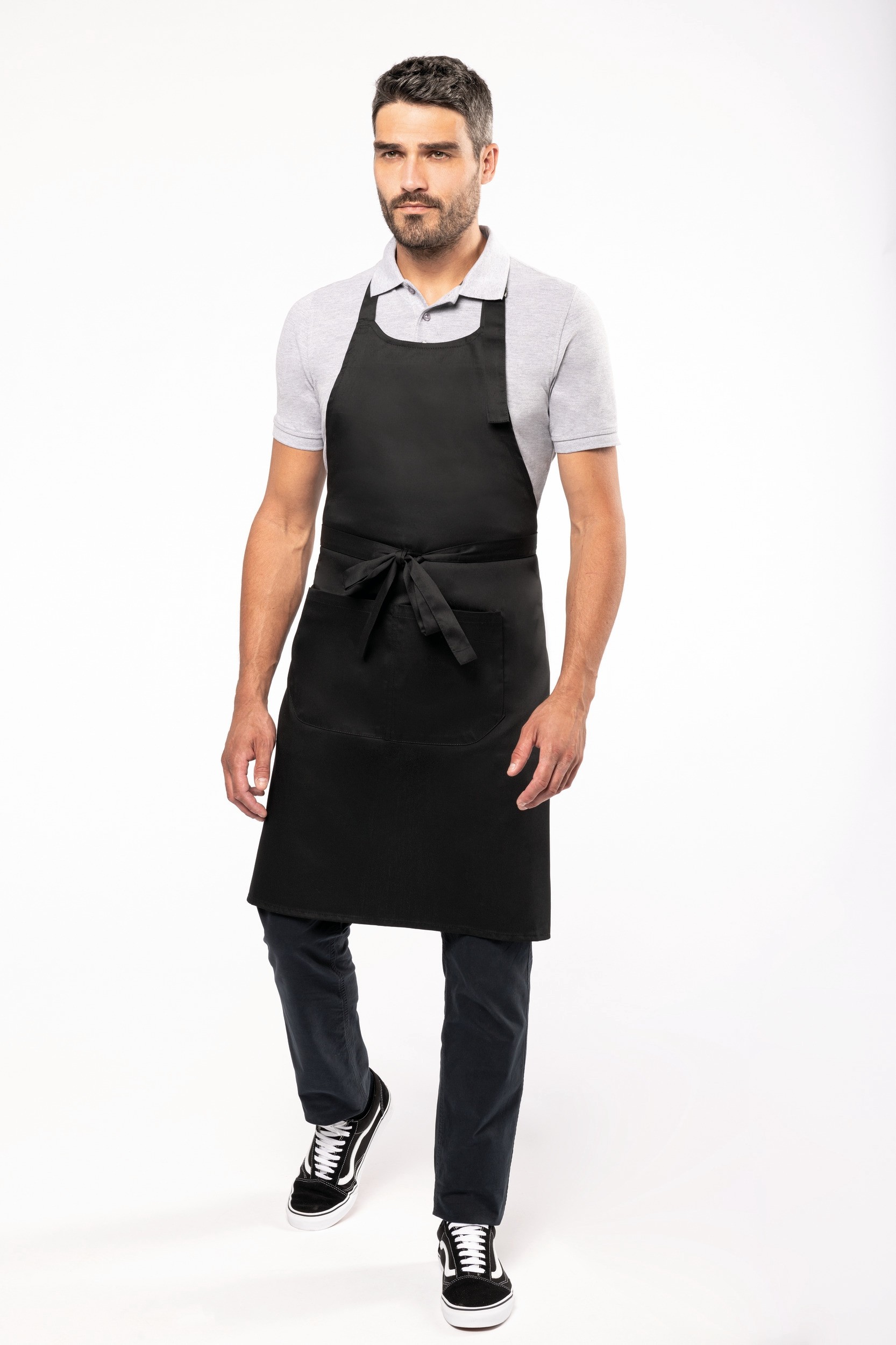 Tablier polycoton lavage haute température