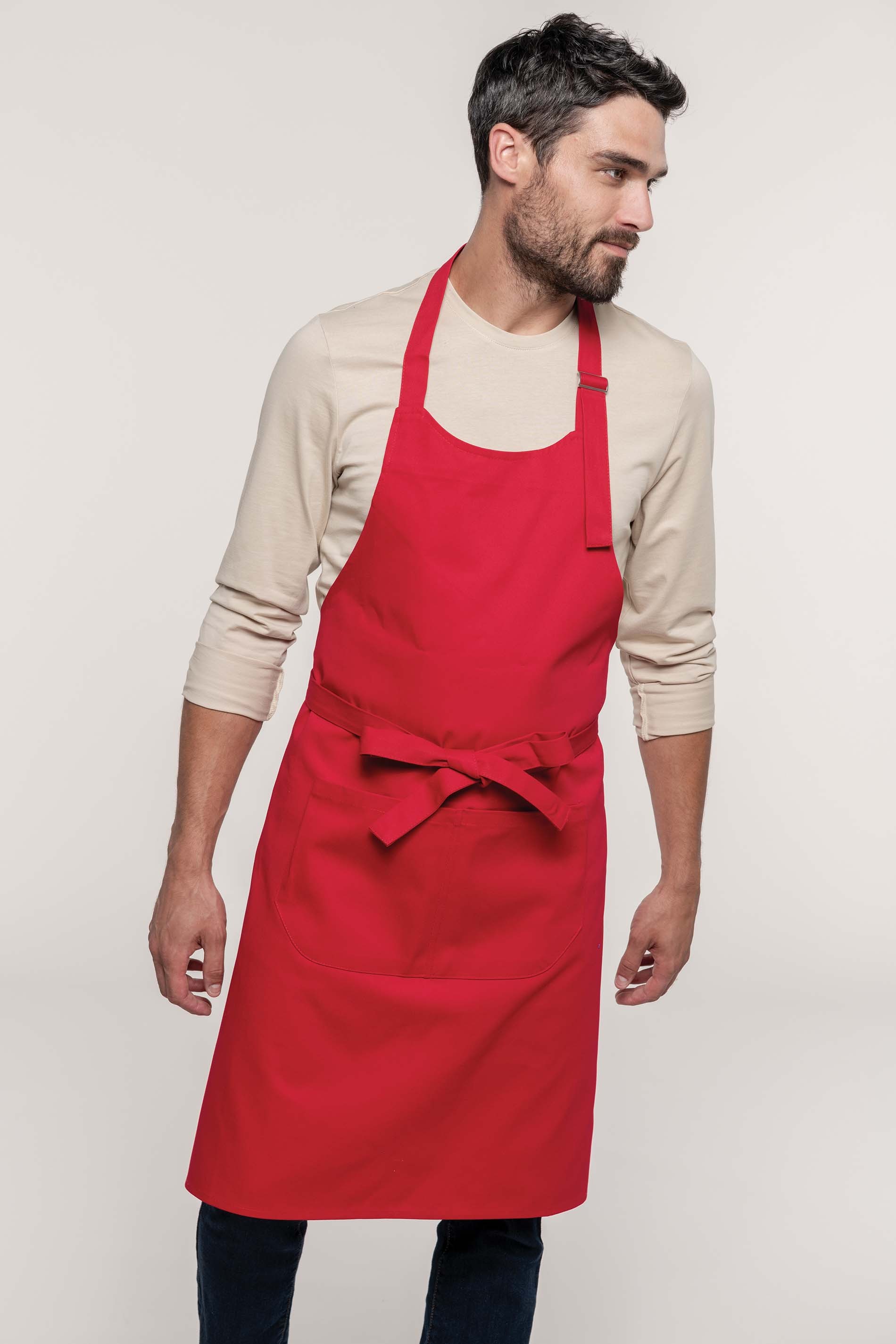 Tablier coton avec poche