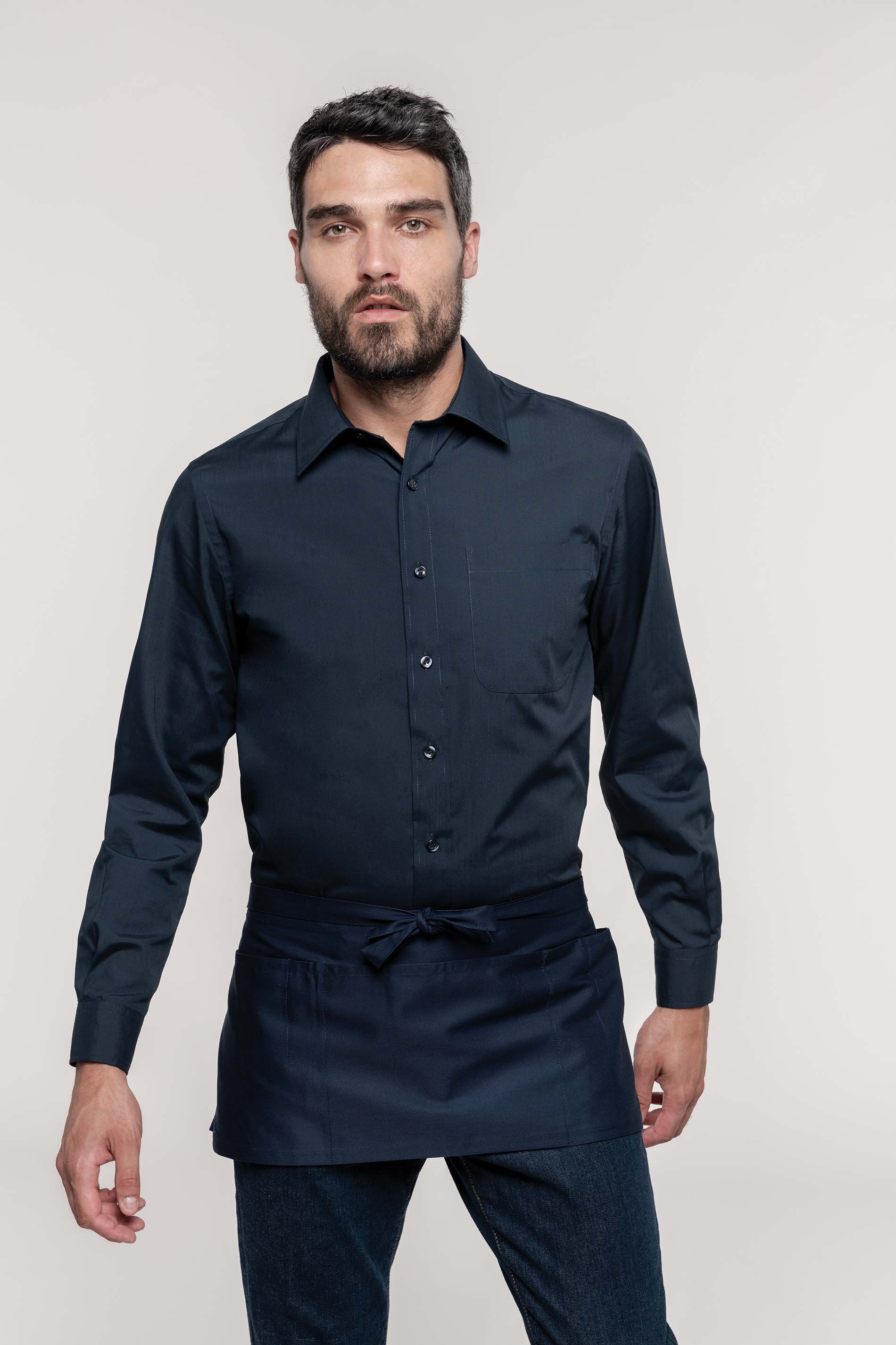 Tablier polycoton court