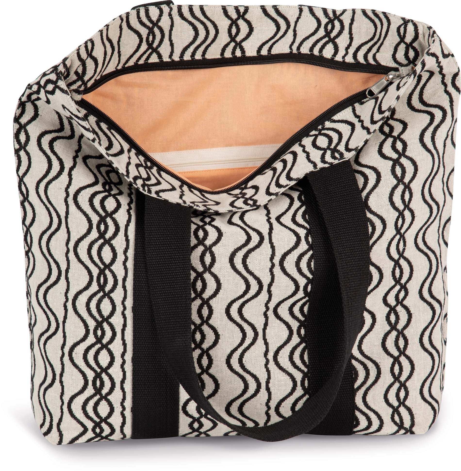 Sac shopping recyclé - Motifs vague