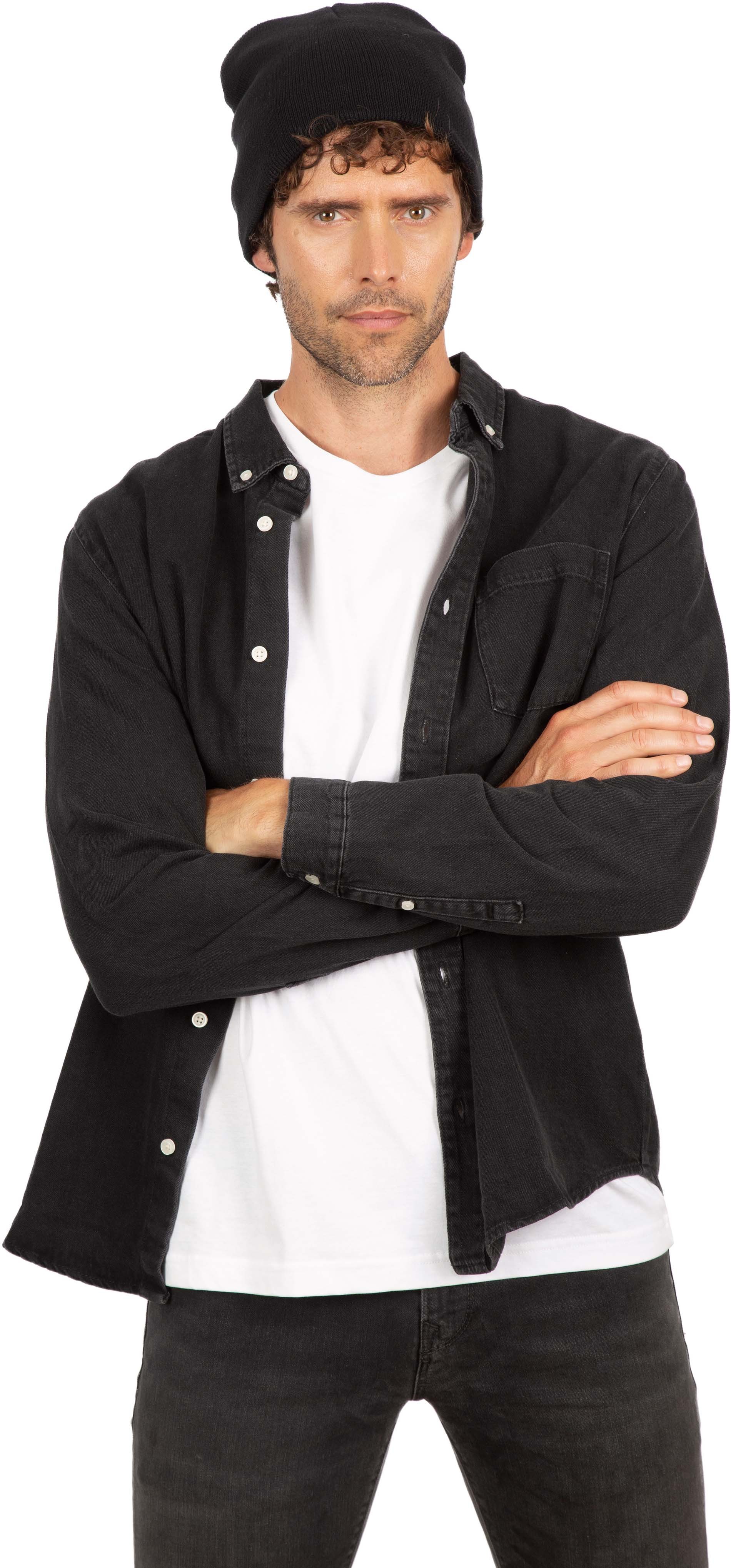 Bonnet tricoté en coton biologique