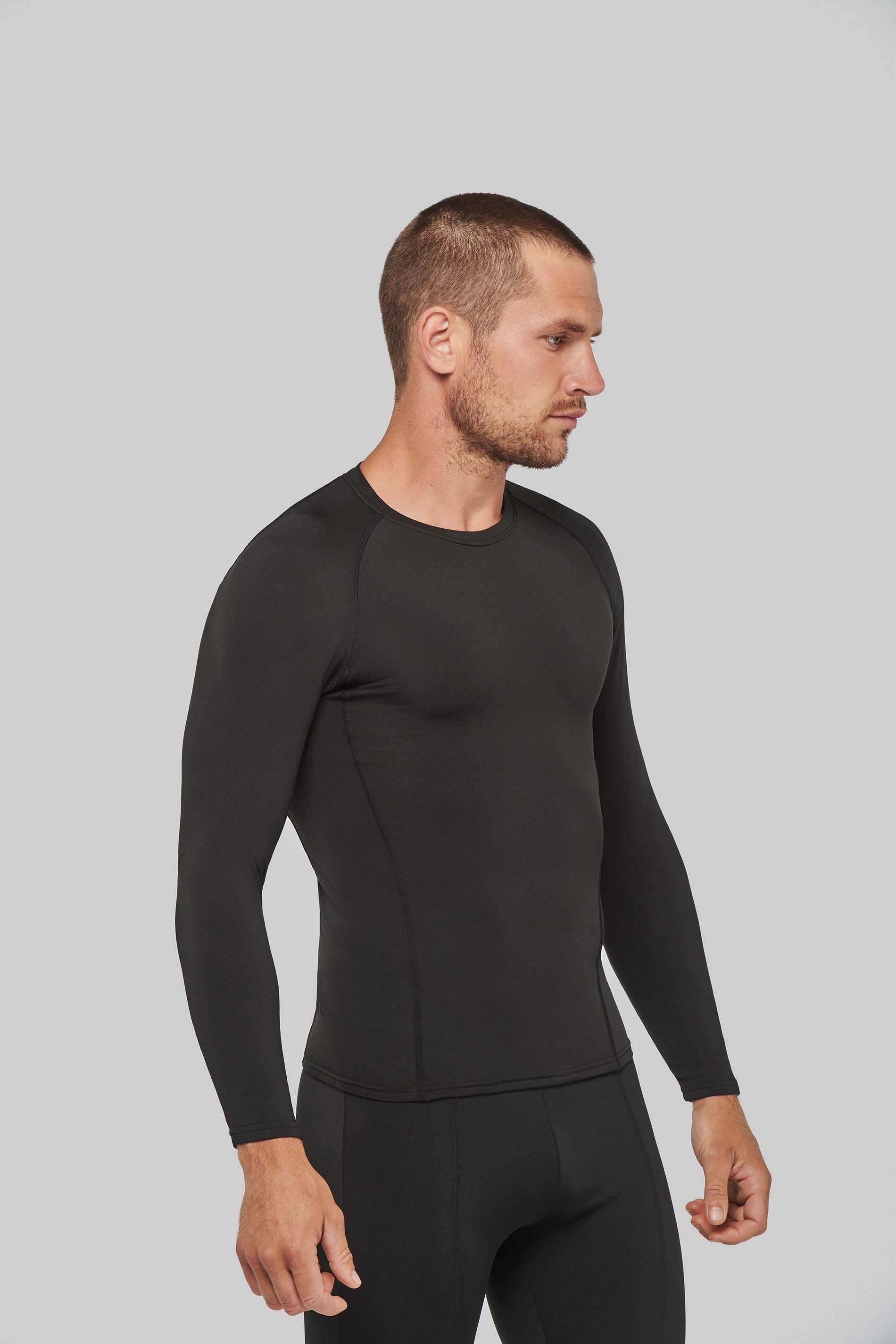 T-SHIRT DOUBLE PEAU SPORT MANCHES LONGUES UNISEXE