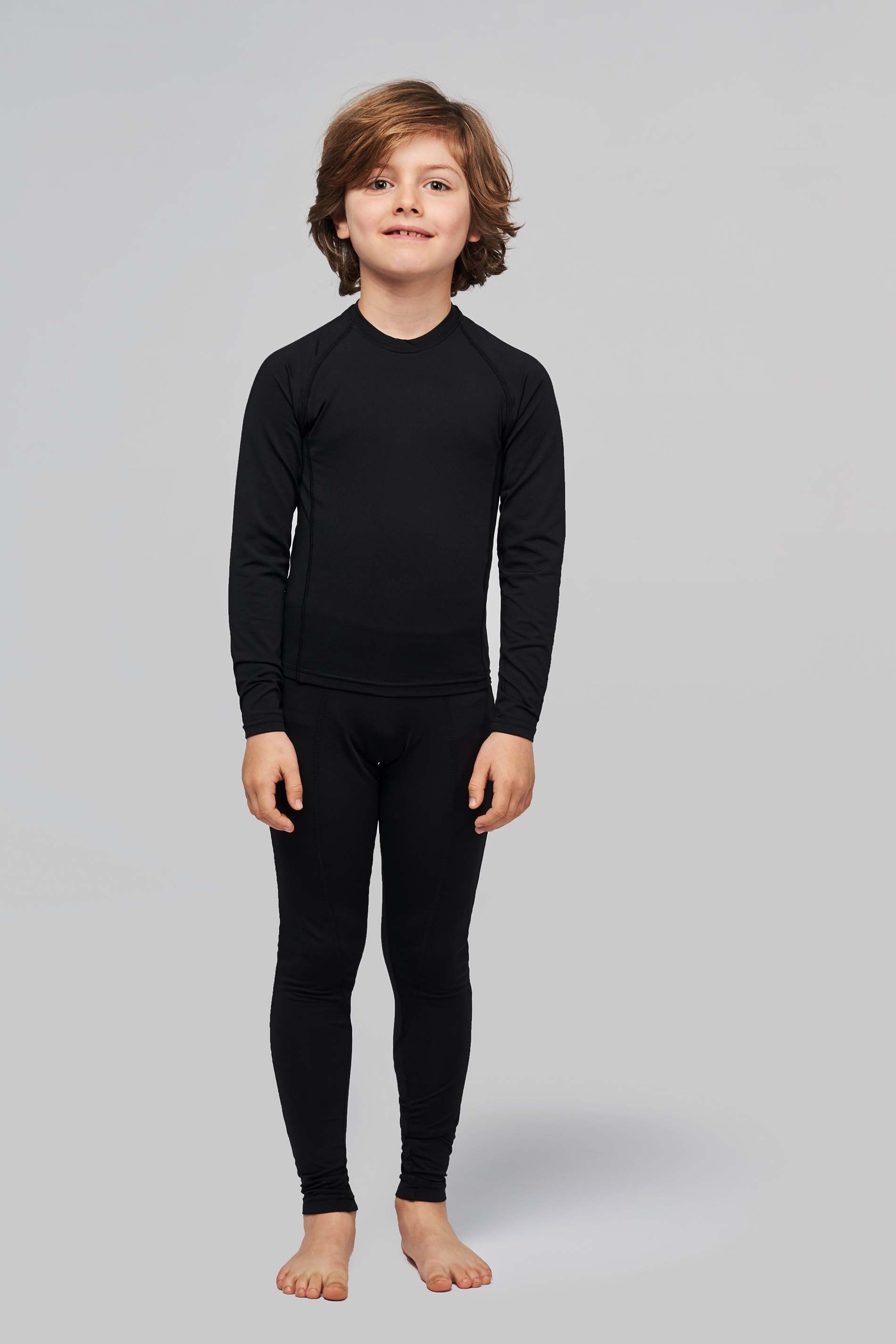 T-SHIRT DOUBLE PEAU SPORT MANCHES LONGUES ENFANT