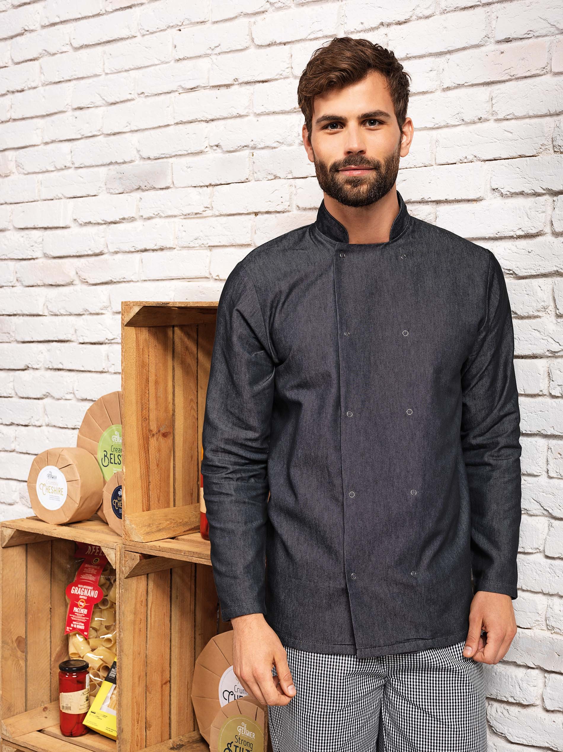 Veste Denim chef cuisinier