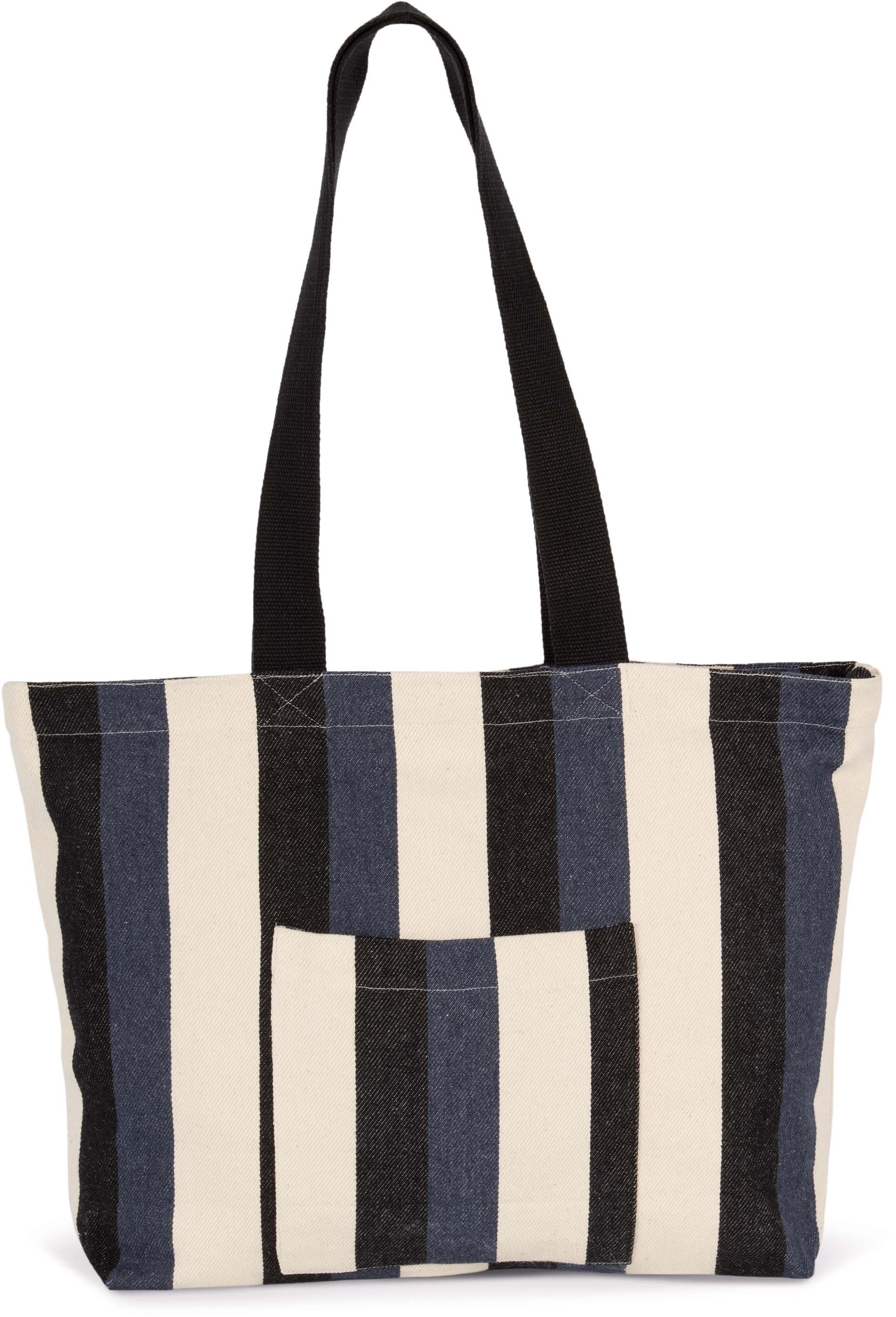 Sac Shopping recyclé- Motif rayé