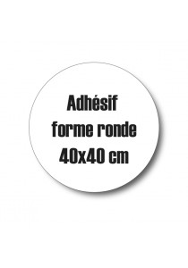 Adhésif à la forme ronde 40cm