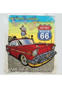 Ecusson brodé carré ou rectangle 12cm