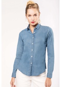 Chemise denim femme