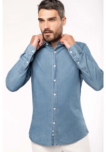 Chemise denim homme