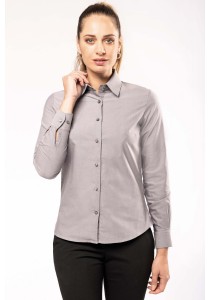 Chemise oxford manches longues femme