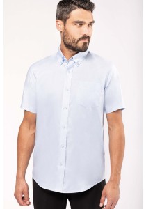 Chemise oxford manches courtes