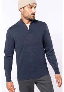 Pullover premium col boutonné