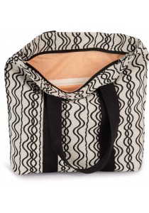 Sac shopping recyclé - Motifs vague