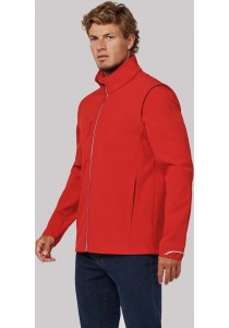 VESTE SOFTSHELL SPORT MANCHES AMOVIBLES UNISEXE