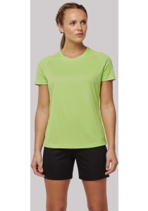 T-shirt de sport à col rond recyclé femme