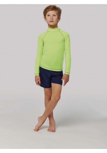 T-shirt technique à manches longues avec protection anti-UV enfant