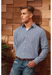 Chemise homme micro carreaux "Vichy"