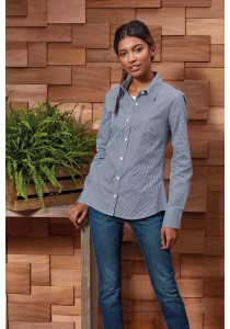 Chemise femme micro carreaux "Vichy"