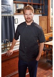 Veste chef cuisinier manches courtes "Essential"