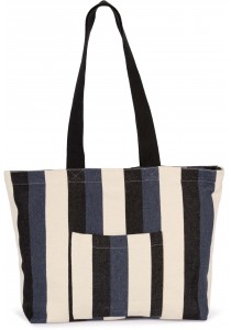 Sac Shopping recyclé- Motif rayé