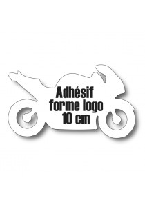 Adhésif à la forme de votre logo 10cm