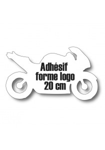 Adhésif à la forme de votre logo 20cm
