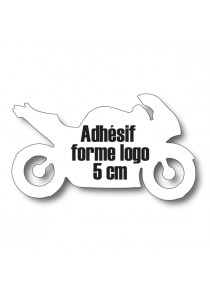 Adhésif à la forme de votre logo 5 cm